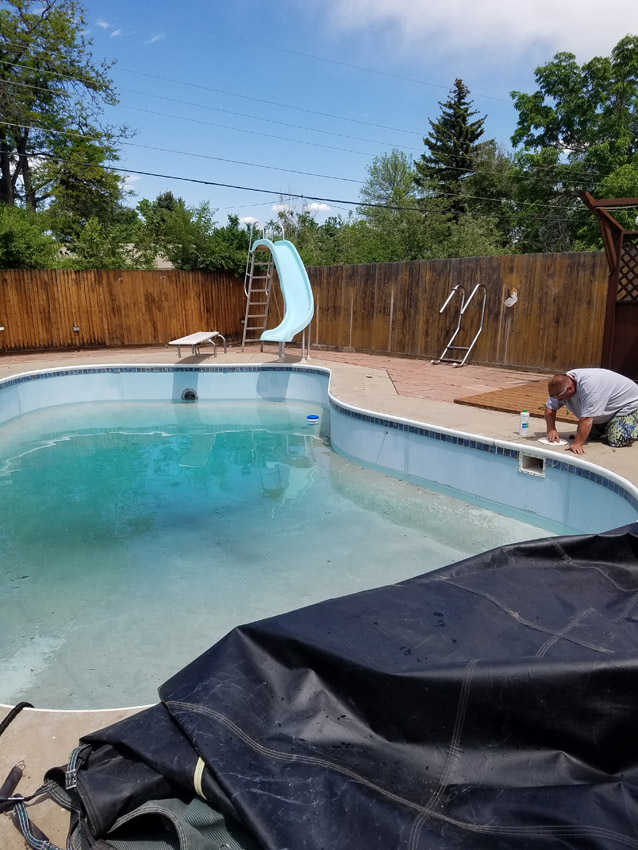 Hot tub installation