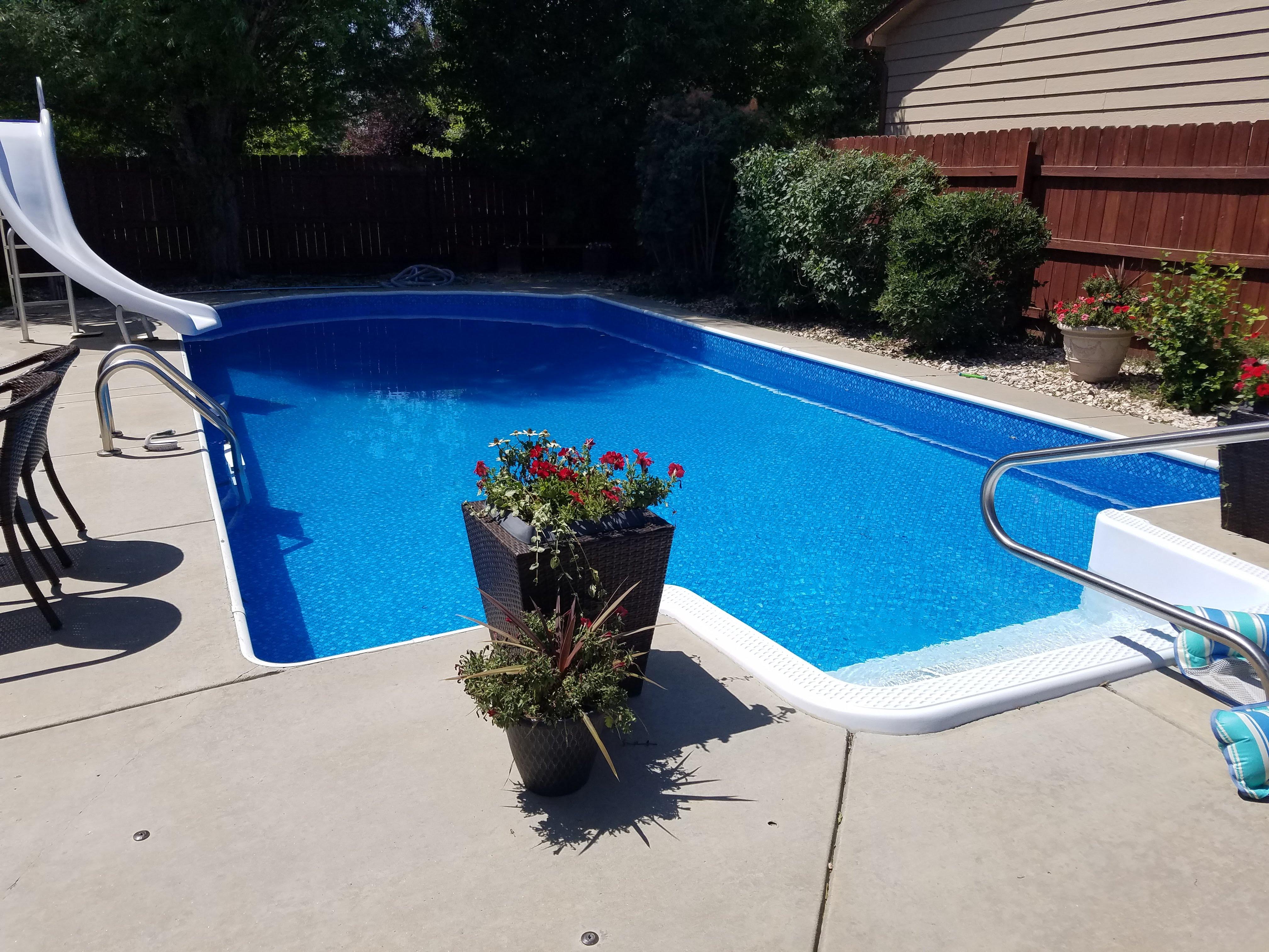 Hot tub service completion