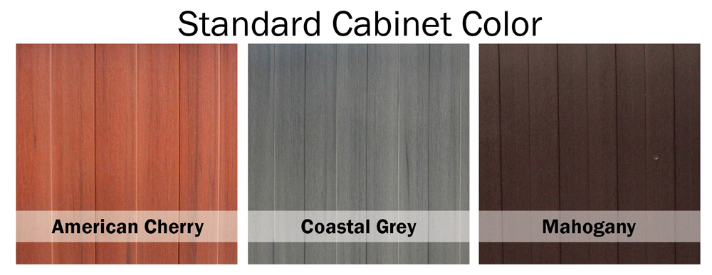 Standard cabinet color options