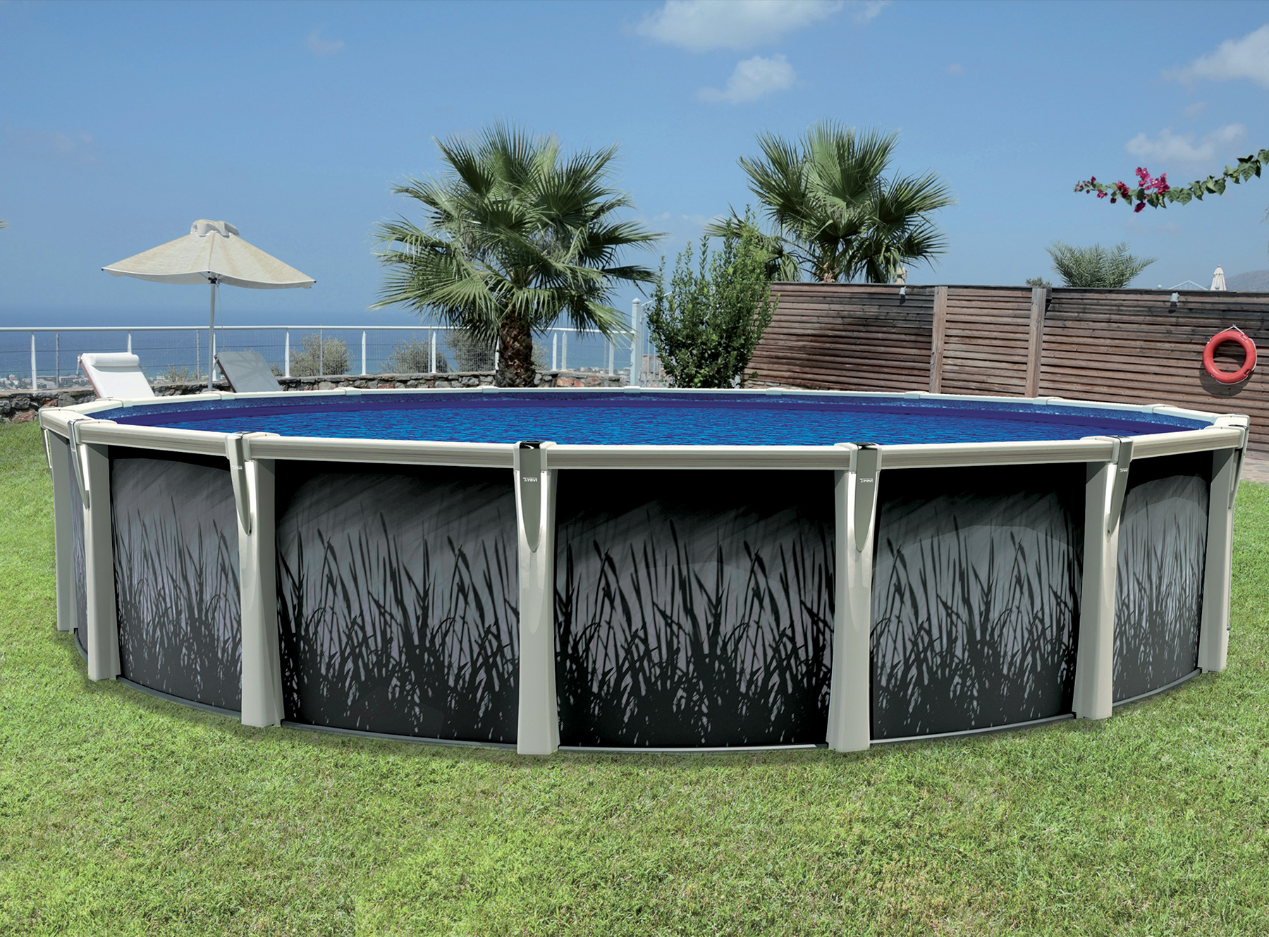 Above ground pool kit components