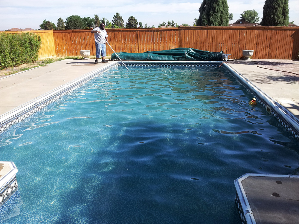 Pool installation in Denver